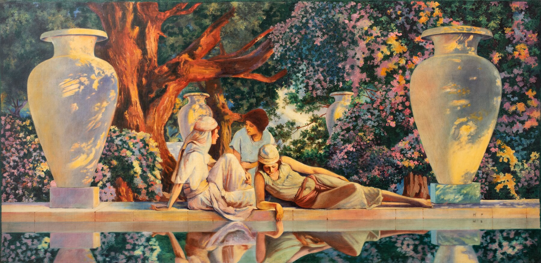 The Garden of Allah by Maxfield Parrish